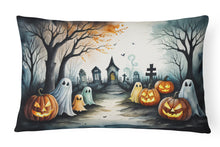 Load image into Gallery viewer, Ghosts Spooky Halloween Fabric Decorative Pillow