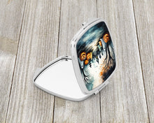 Load image into Gallery viewer, Ghosts Spooky Halloween Compact Mirror – Stylish Purse Mirror with Artistic Covers