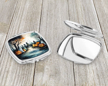 Load image into Gallery viewer, Ghosts Spooky Halloween Compact Mirror – Stylish Purse Mirror with Artistic Covers