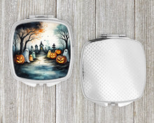 Load image into Gallery viewer, Ghosts Spooky Halloween Compact Mirror – Stylish Purse Mirror with Artistic Covers