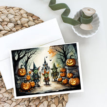 Load image into Gallery viewer, Goblins Spooky Halloween Greeting Cards -  Blank Note Cards – 8-Pack of Artist-Designed Cards with Envelopes
