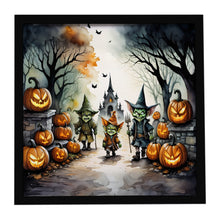 Load image into Gallery viewer, Goblins Spooky Halloween Framed Metal Print