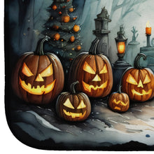 Load image into Gallery viewer, Krampus The Christmas Demon Spooky Halloween Dish Drying Mat