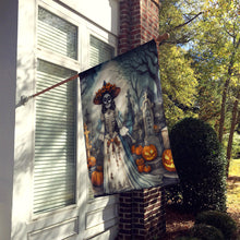 Load image into Gallery viewer, La Catrina Skeleton Spooky Halloween House Flag