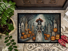 Load image into Gallery viewer, La Catrina Skeleton Spooky Halloween Doormat -  18x27 Decorative Floor Mat – Indoor/Outdoor Rug