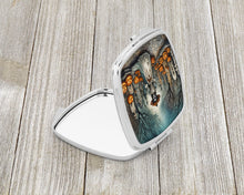 Load image into Gallery viewer, La Catrina Skeleton Spooky Halloween Compact Mirror – Stylish Purse Mirror with Artistic Covers