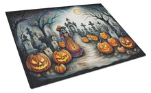 Load image into Gallery viewer, La Catrina Skeleton Spooky Halloween Glass Cutting Boards – Durable, Decorative Kitchen Art Large