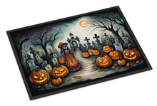 Load image into Gallery viewer, La Catrina Skeleton Spooky Halloween Doormat -  18x27 Decorative Floor Mat – Indoor/Outdoor Rug
