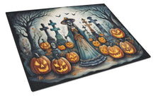 Load image into Gallery viewer, La Catrina Skeleton Spooky Halloween Glass Cutting Boards – Durable, Decorative Kitchen Art Large