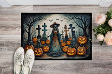 Load image into Gallery viewer, La Catrina Skeleton Spooky Halloween Doormat -  18x27 Decorative Floor Mat – Indoor/Outdoor Rug