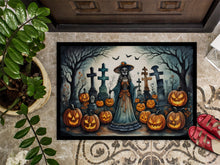Load image into Gallery viewer, La Catrina Skeleton Spooky Halloween Doormat -  18x27 Decorative Floor Mat – Indoor/Outdoor Rug