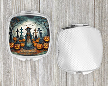 Load image into Gallery viewer, La Catrina Skeleton Spooky Halloween Compact Mirror – Stylish Purse Mirror with Artistic Covers