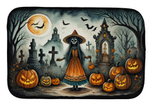 Load image into Gallery viewer, La Llorona Skeleton Spooky Halloween Dish Drying Mat