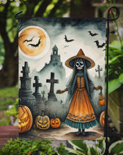 Load image into Gallery viewer, La Llorona Skeleton Spooky Halloween Garden Flag – Outdoor Decorative Yard Flag