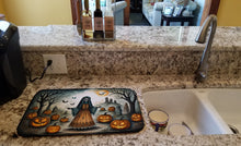 Load image into Gallery viewer, La Llorona Skeleton Spooky Halloween Dish Drying Mat