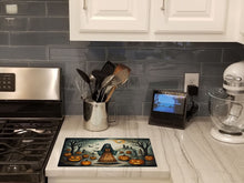 Load image into Gallery viewer, La Llorona Skeleton Spooky Halloween Glass Cutting Boards – Durable, Decorative Kitchen Art Large