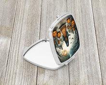 Load image into Gallery viewer, La Llorona Skeleton Spooky Halloween Compact Mirror – Stylish Purse Mirror with Artistic Covers