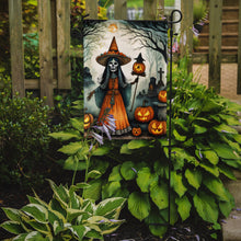 Load image into Gallery viewer, La Llorona Skeleton Spooky Halloween Garden Flag – Outdoor Decorative Yard Flag
