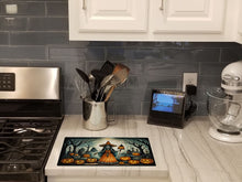 Load image into Gallery viewer, La Llorona Skeleton Spooky Halloween Glass Cutting Boards – Durable, Decorative Kitchen Art Large