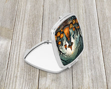 Load image into Gallery viewer, La Llorona Skeleton Spooky Halloween Compact Mirror – Stylish Purse Mirror with Artistic Covers