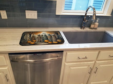 Load image into Gallery viewer, Mummies Spooky Halloween Dish Drying Mat