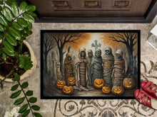 Load image into Gallery viewer, Mummies Spooky Halloween Doormat -  18x27 Decorative Floor Mat – Indoor/Outdoor Rug