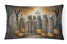 Load image into Gallery viewer, Mummies Spooky Halloween Fabric Decorative Pillow