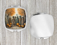 Load image into Gallery viewer, Mummies Spooky Halloween Compact Mirror – Stylish Purse Mirror with Artistic Covers