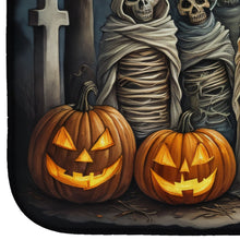 Load image into Gallery viewer, Mummies Spooky Halloween Dish Drying Mat