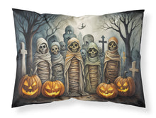 Load image into Gallery viewer, Mummies Spooky Halloween Fabric Standard Pillowcase – Artistic Decorative Front, White Back