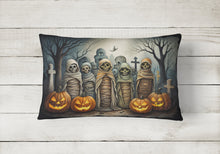 Load image into Gallery viewer, Mummies Spooky Halloween Fabric Decorative Pillow