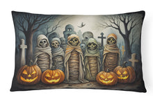 Load image into Gallery viewer, Mummies Spooky Halloween Fabric Decorative Pillow