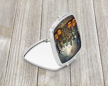 Load image into Gallery viewer, Mummies Spooky Halloween Compact Mirror – Stylish Purse Mirror with Artistic Covers