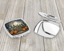 Load image into Gallery viewer, Mummies Spooky Halloween Compact Mirror – Stylish Purse Mirror with Artistic Covers