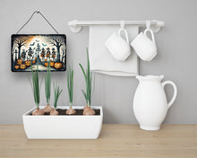 Load image into Gallery viewer, Mariachi Skeleton Band Spooky Halloween Wall or Door Hanging Prints