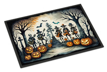 Load image into Gallery viewer, Mariachi Skeleton Band Spooky Halloween Doormat -  18x27 Decorative Floor Mat – Indoor/Outdoor Rug