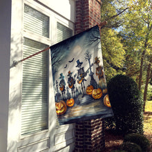 Load image into Gallery viewer, Mariachi Skeleton Band Spooky Halloween House Flag