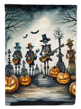 Load image into Gallery viewer, Mariachi Skeleton Band Spooky Halloween House Flag