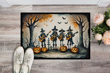 Load image into Gallery viewer, Mariachi Skeleton Band Spooky Halloween Doormat -  18x27 Decorative Floor Mat – Indoor/Outdoor Rug
