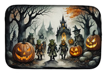 Load image into Gallery viewer, Orcs Spooky Halloween Dish Drying Mat