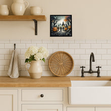Load image into Gallery viewer, Orcs Spooky Halloween Framed Metal Print