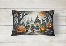 Load image into Gallery viewer, Orcs Spooky Halloween Fabric Decorative Pillow