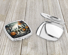 Load image into Gallery viewer, Orcs Spooky Halloween Compact Mirror – Stylish Purse Mirror with Artistic Covers