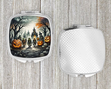 Load image into Gallery viewer, Orcs Spooky Halloween Compact Mirror – Stylish Purse Mirror with Artistic Covers