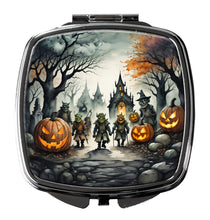 Load image into Gallery viewer, Orcs Spooky Halloween Compact Mirror – Stylish Purse Mirror with Artistic Covers