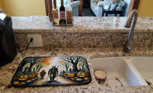 Load image into Gallery viewer, Orcs Spooky Halloween Dish Drying Mat