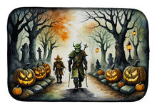 Load image into Gallery viewer, Orcs Spooky Halloween Dish Drying Mat