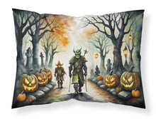 Load image into Gallery viewer, Orcs Spooky Halloween Fabric Standard Pillowcase – Artistic Decorative Front, White Back