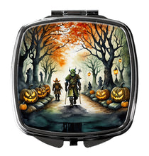 Load image into Gallery viewer, Orcs Spooky Halloween Compact Mirror – Stylish Purse Mirror with Artistic Covers
