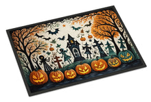 Load image into Gallery viewer, Papel Picado Skeletons Spooky Halloween Doormat -  18x27 Decorative Floor Mat – Indoor/Outdoor Rug